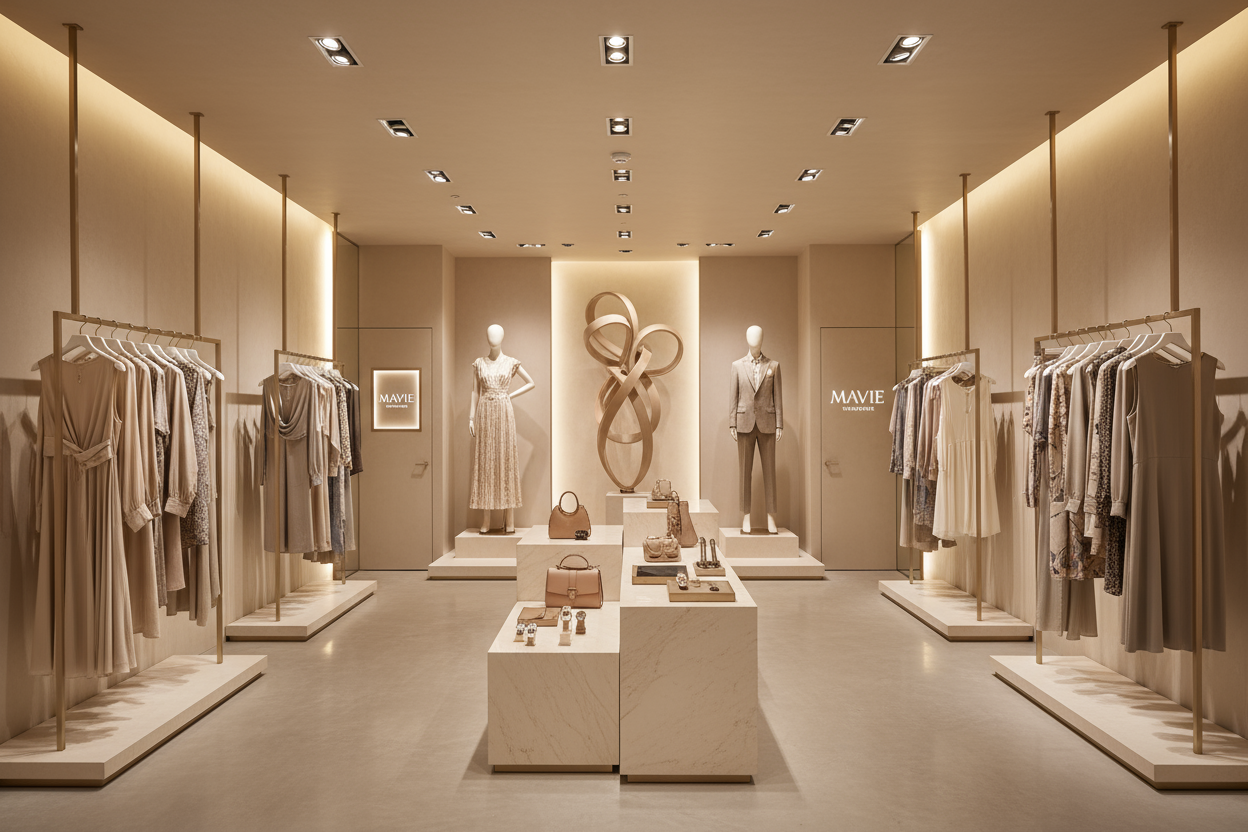 Interno negozio Mavie